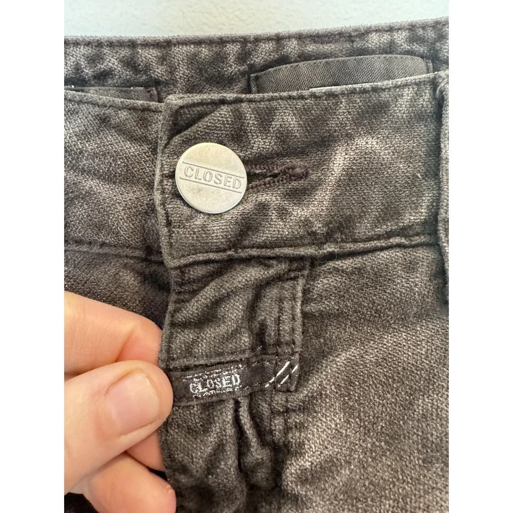 Closed Jeans Womens 28 Black Gray Washed Made In Italy‎ Skinny Denim Pants